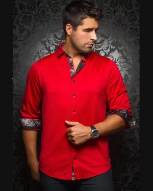 Au Noir Vega Dress Shirt Red