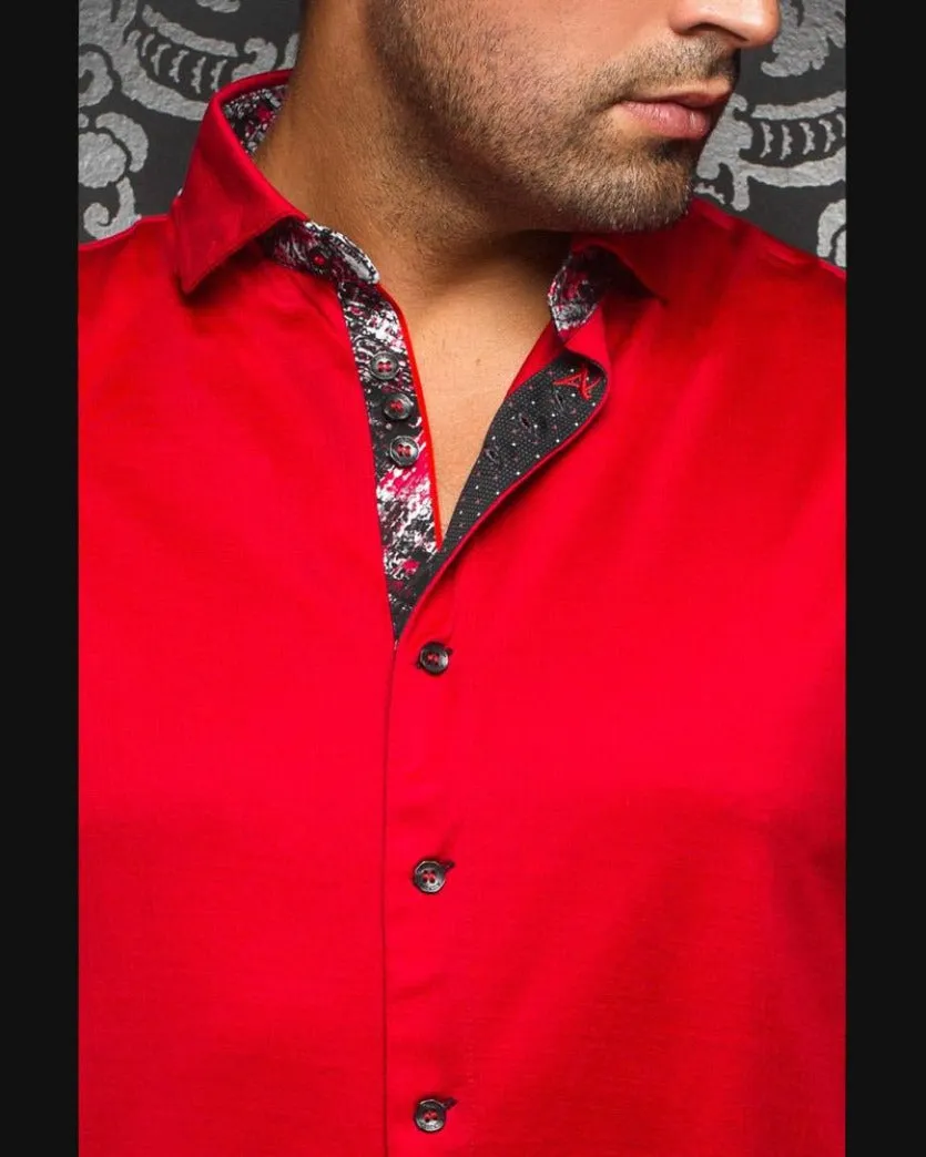 Au Noir Vega Dress Shirt Red
