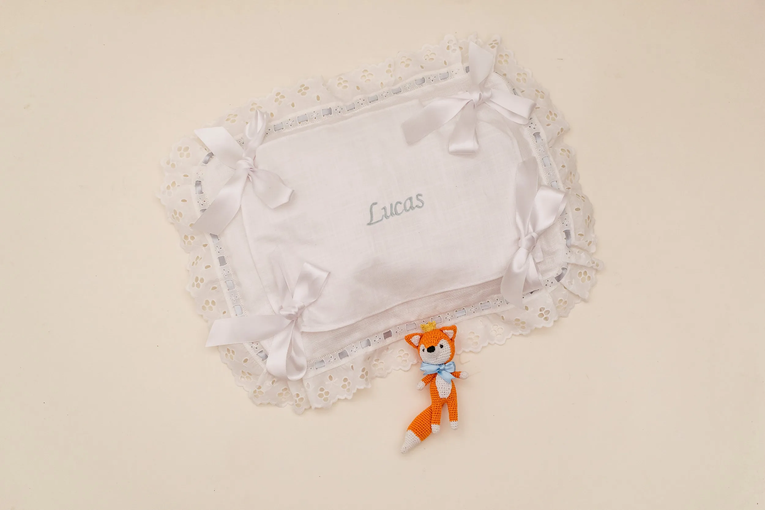 Beautiful Personalized Set With The Baby's Name Ready To Ship In 24 Hours.