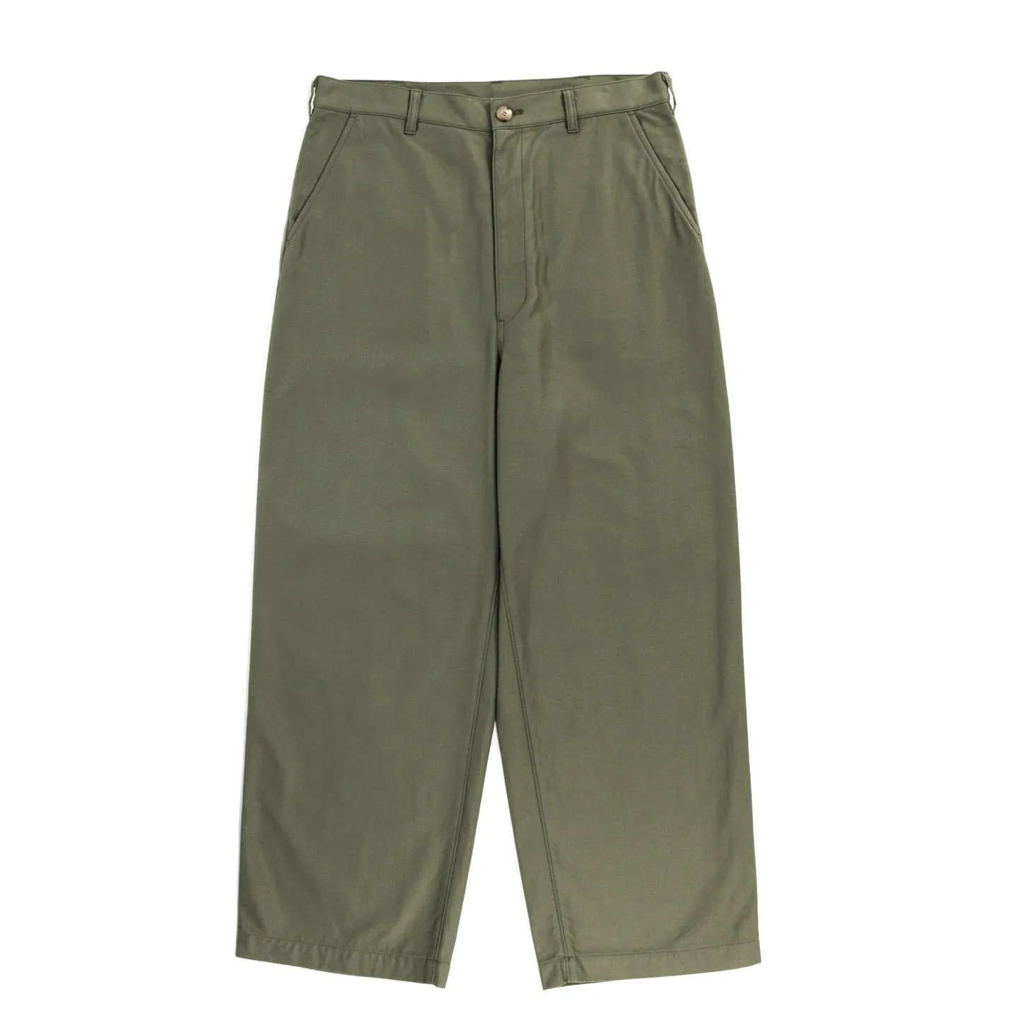 COMME DES GARCONS HOMME P020 WIDE CHINO PANT KHAKI