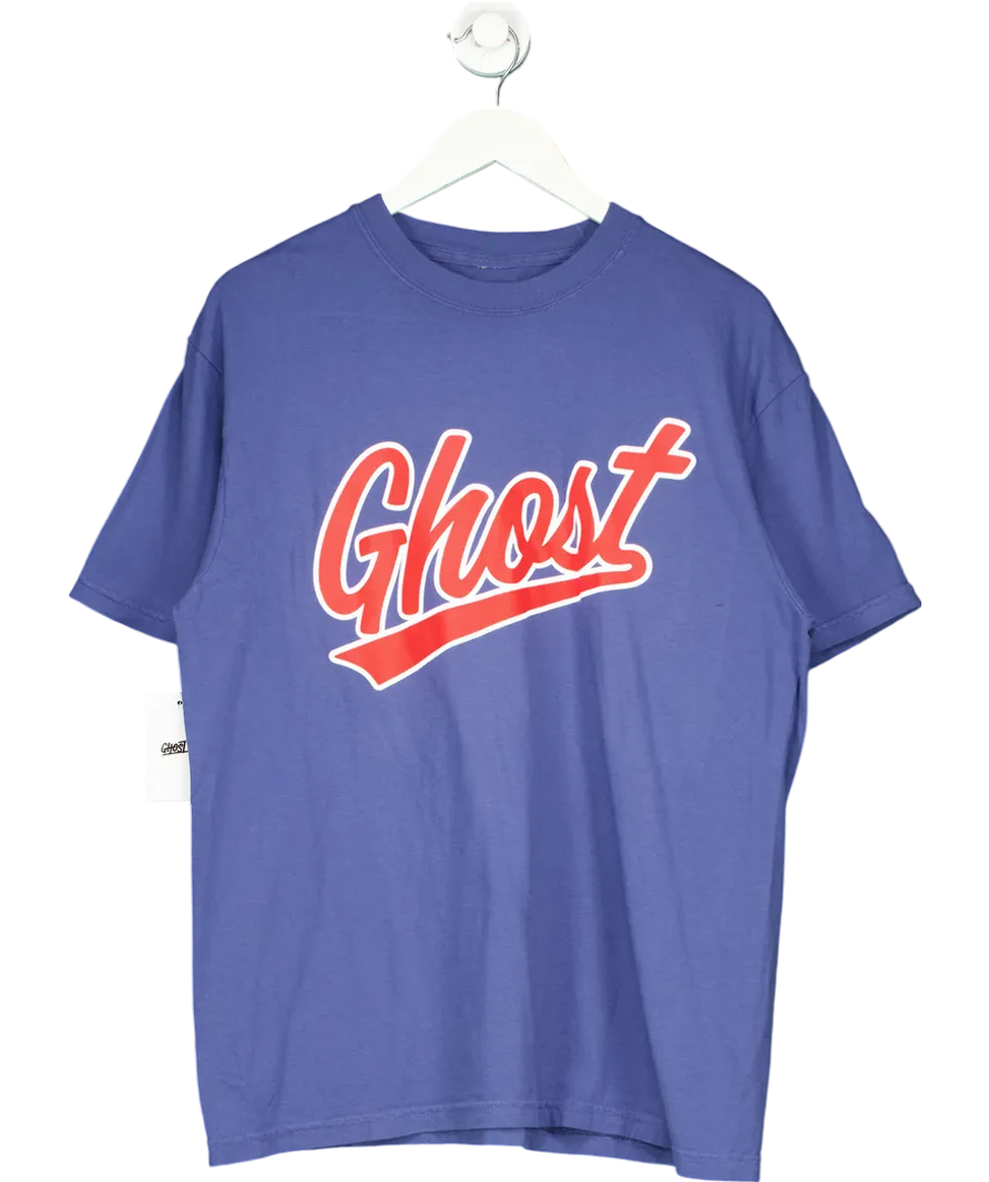 ghost Blue Heritage T-shirt UK L