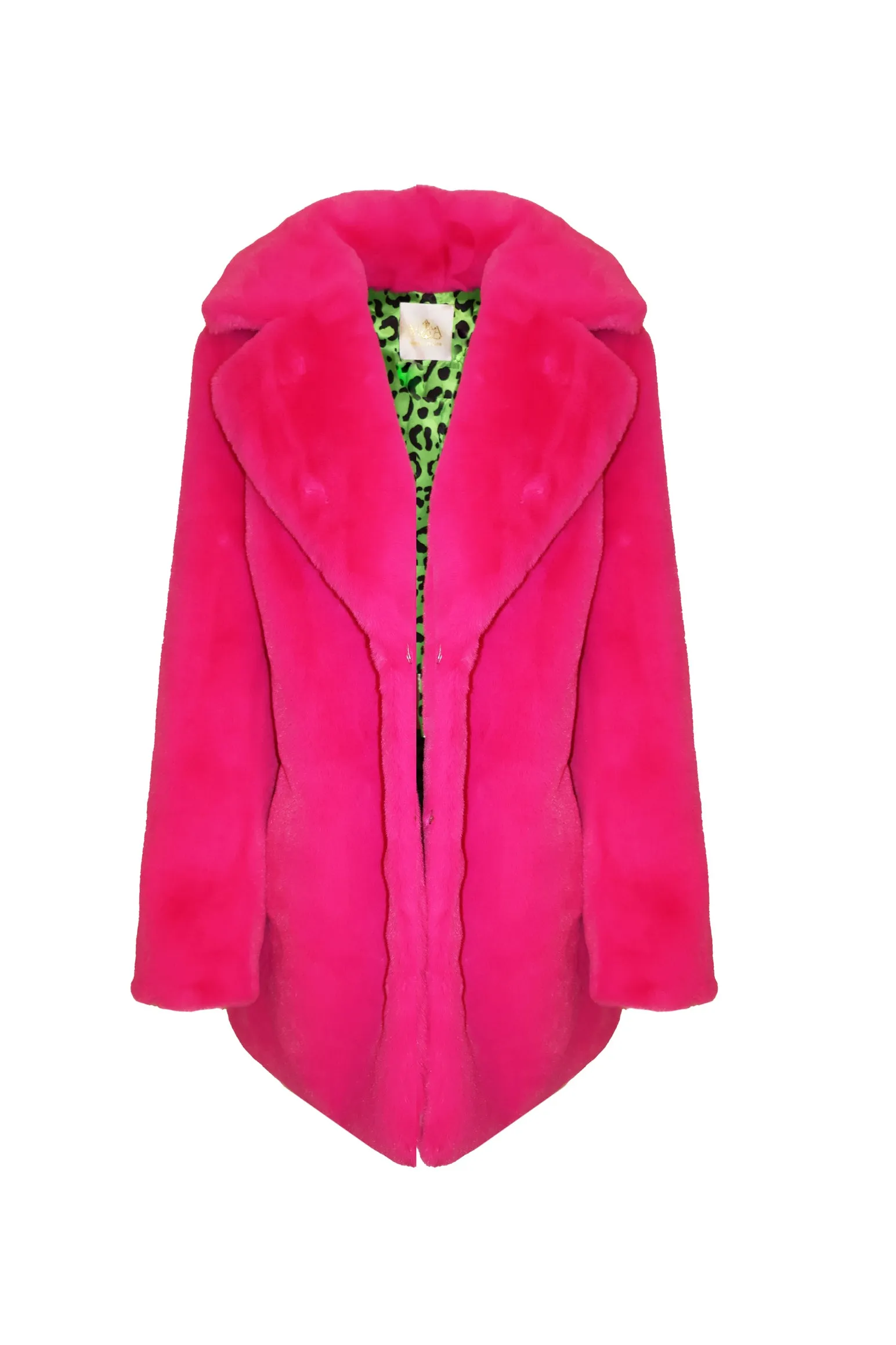 Luinluland x M&A - The Coat in Neon Pink