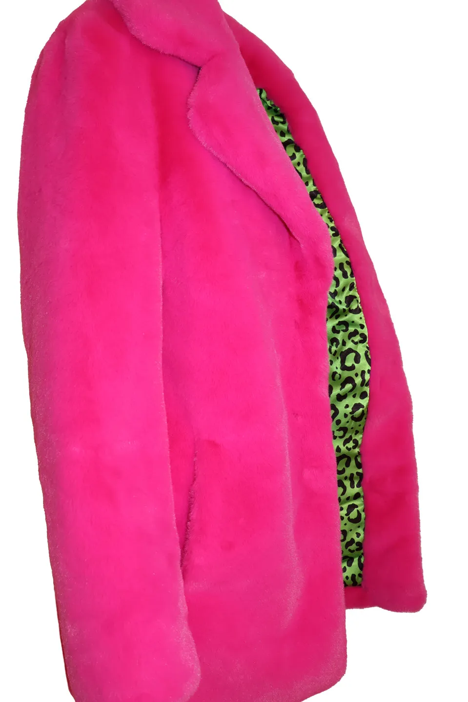 Luinluland x M&A - The Coat in Neon Pink