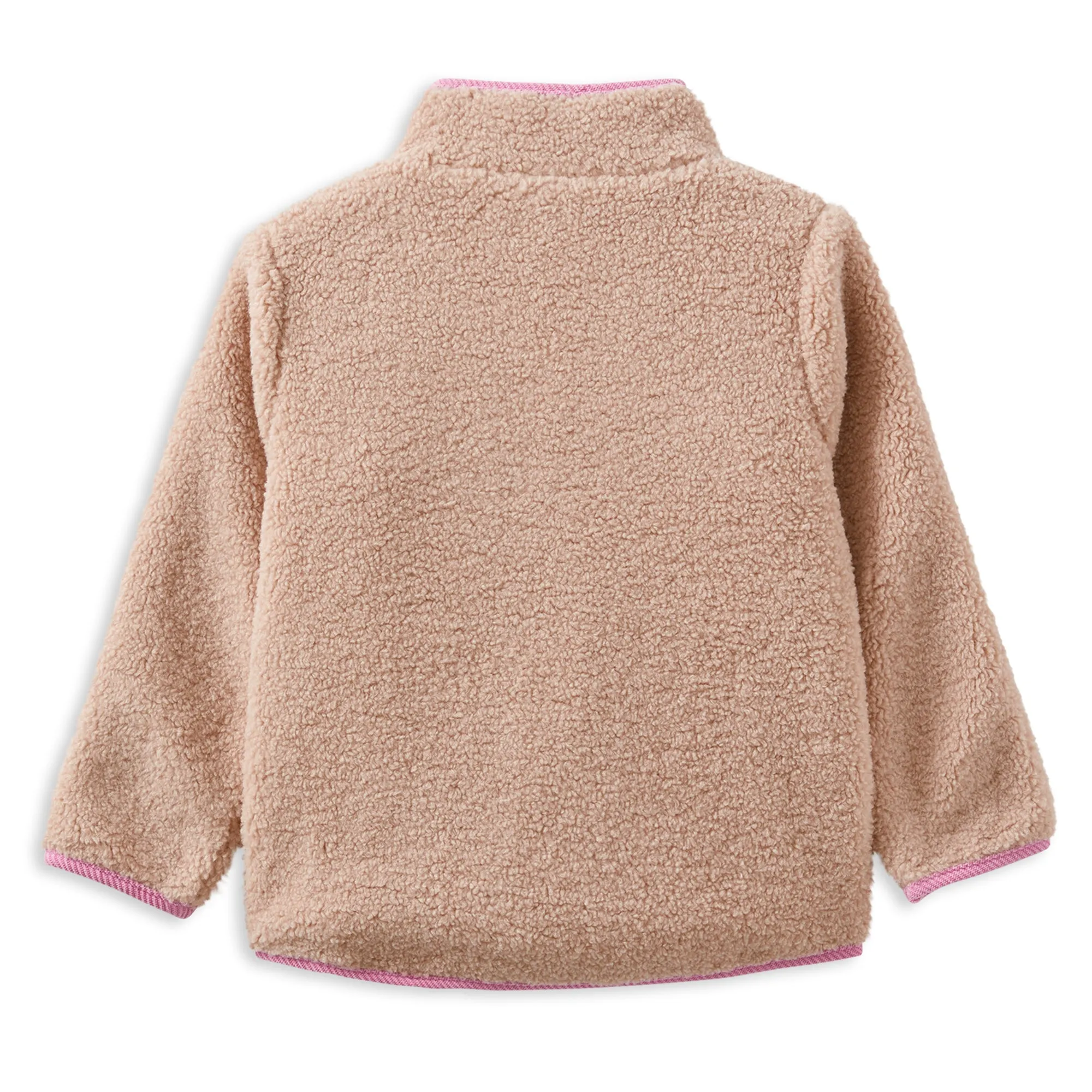 Milky Girls Colour Block Sherpa Jacket