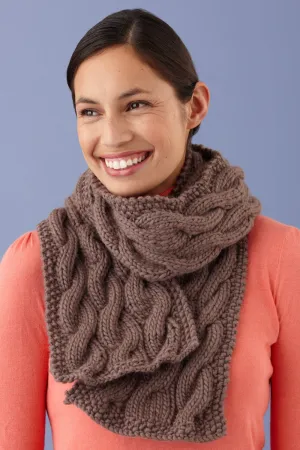 Mixed Cable Scarf (Knit)