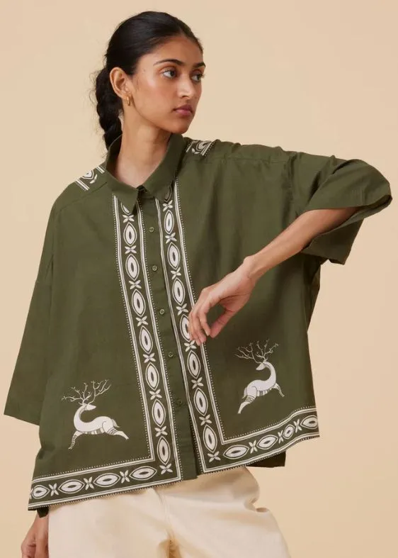 Oli Folk Print Shirt