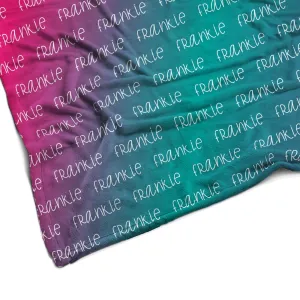 Sugar   Maple Plush Minky Fleece Personalized Blanket | Jewel Ombre