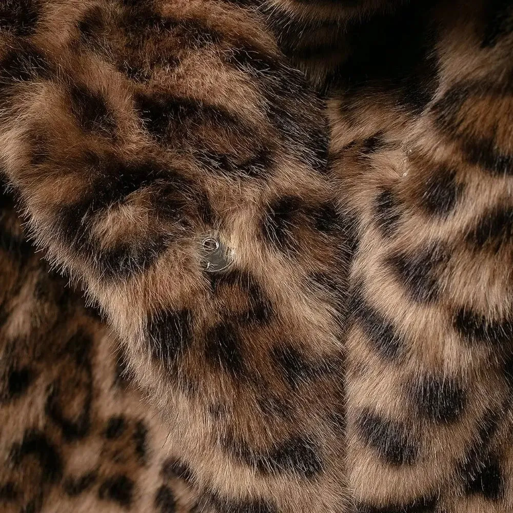 Suzy Sleeze Faux Fur Leopard Jacket