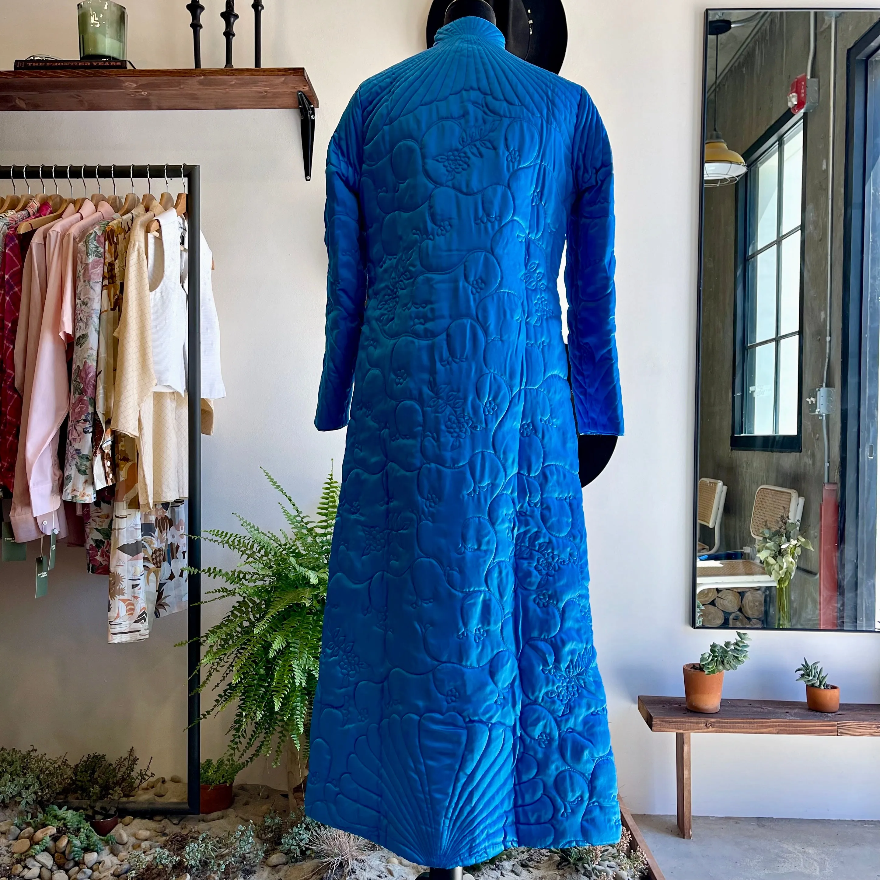 Vintage Quilted Satin Jacket 70’s
