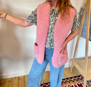 Wool Gilet - Pink