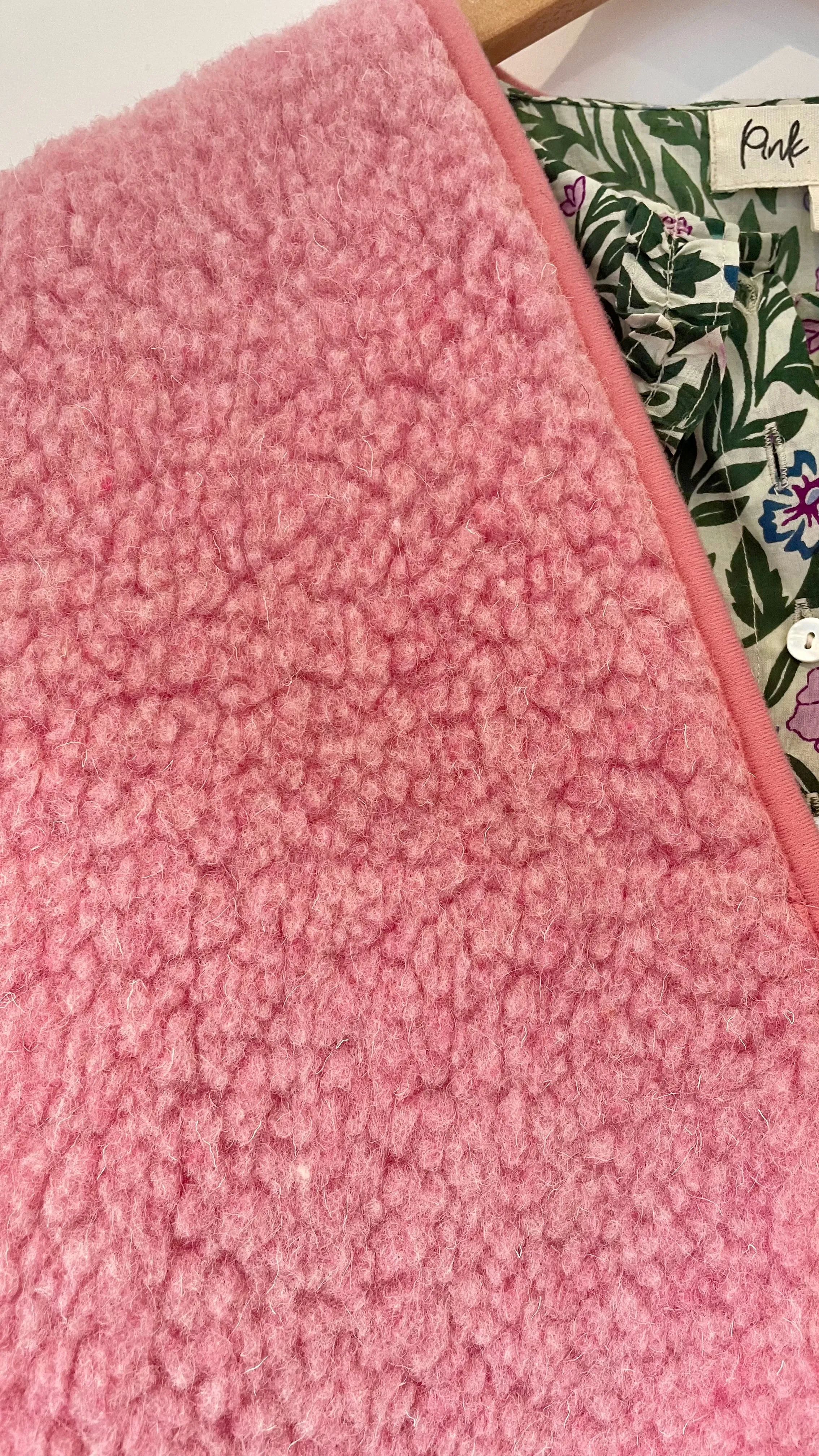 Wool Gilet - Pink